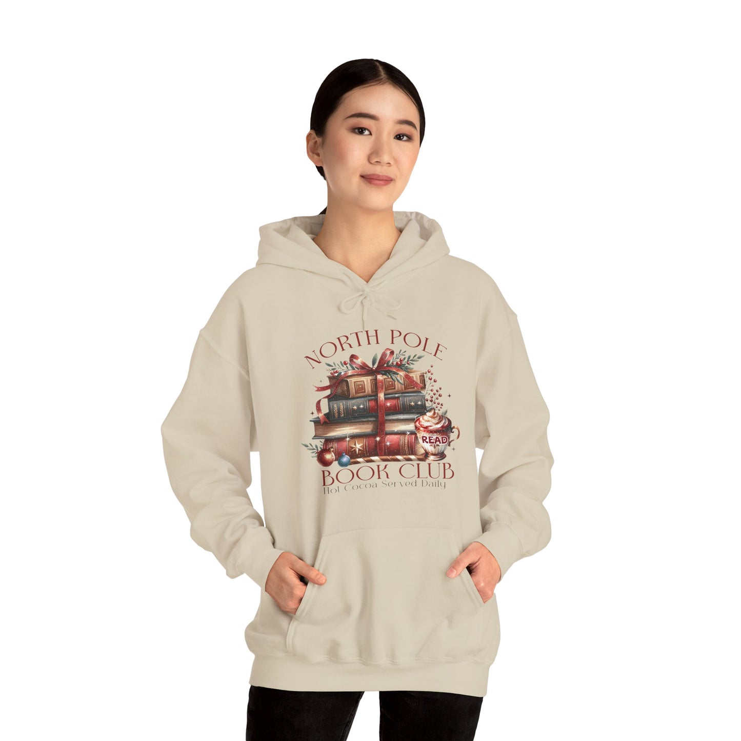 North Pole Book Club Unisex Heavy Blend™ Hooded Sweatshirt - size S - 3X