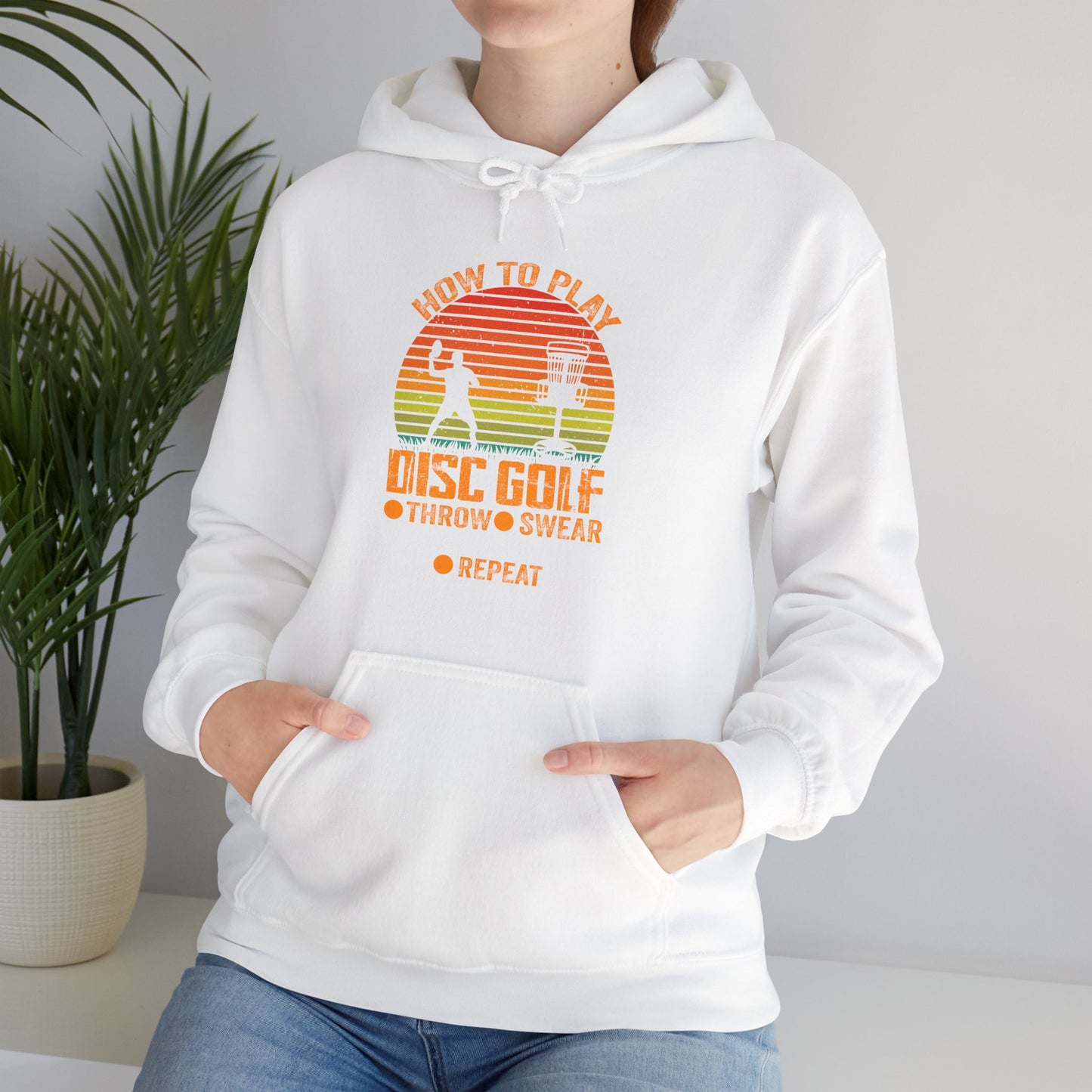 How to Disc Golf Unisex Heavy Blend™ Hooded Sweatshirt - S - 3X