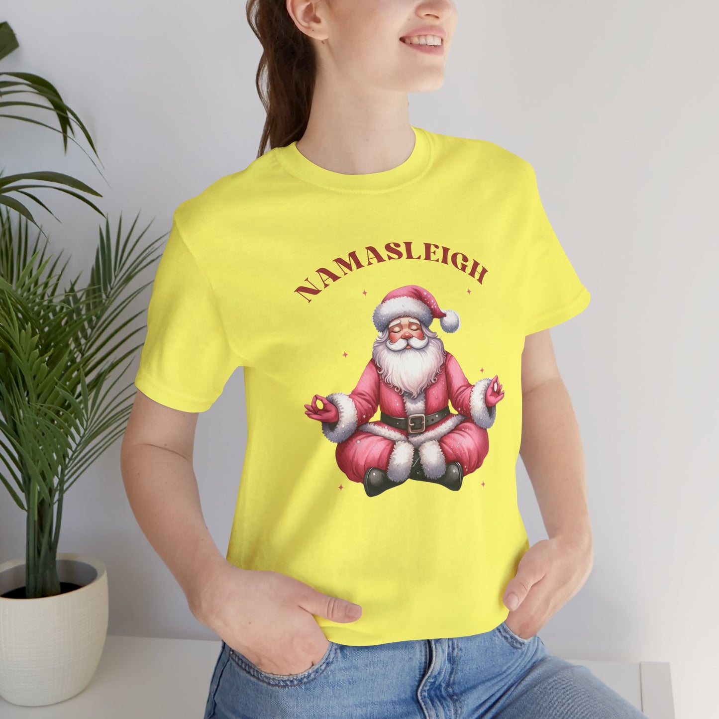 Namasleigh Santa Unisex Jersey Short Sleeve Tee - sizes S - 3X