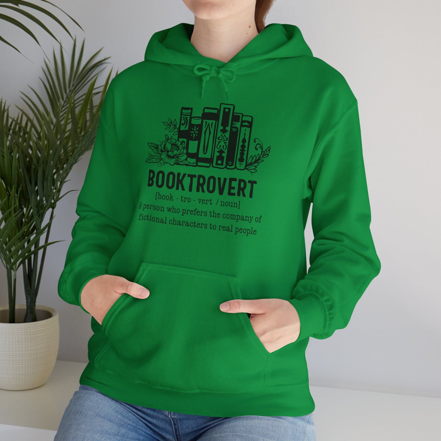 Bookrovert Definition Unisex Heavy Blend Hoodie - Funny Book Lover Gift