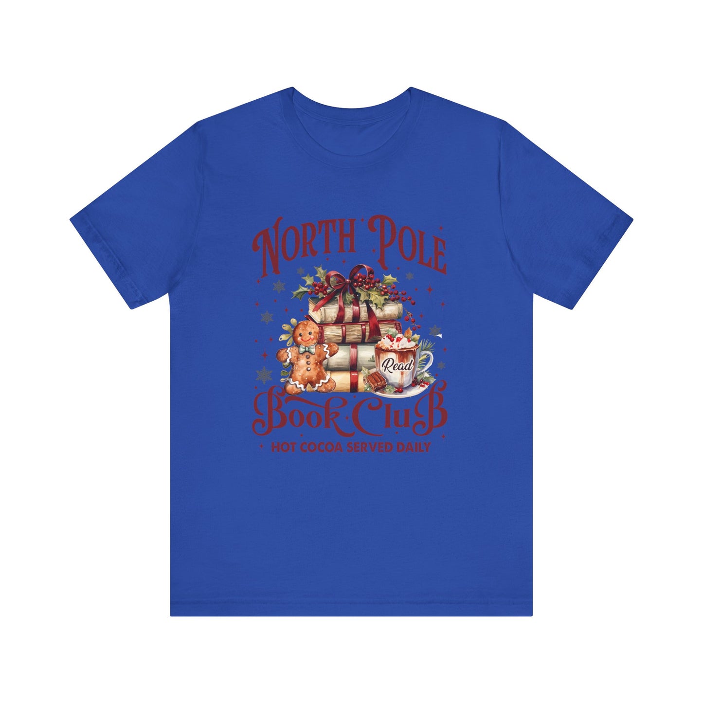 North Pole Book Club Unisex Jersey Short Sleeve Tee - sizes S - 3X