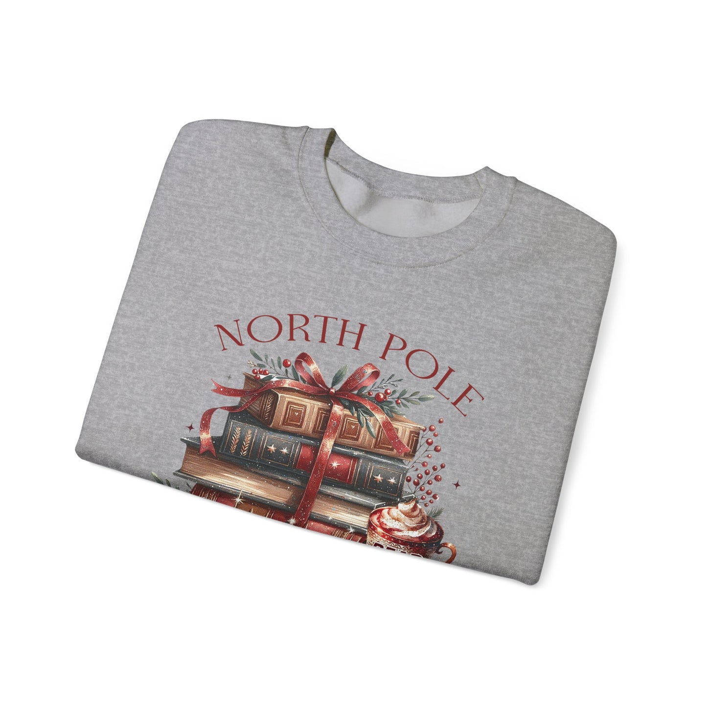 North Pole Book Club Unisex Heavy Blend™ Crewneck Sweatshirt - sizes S - 3X