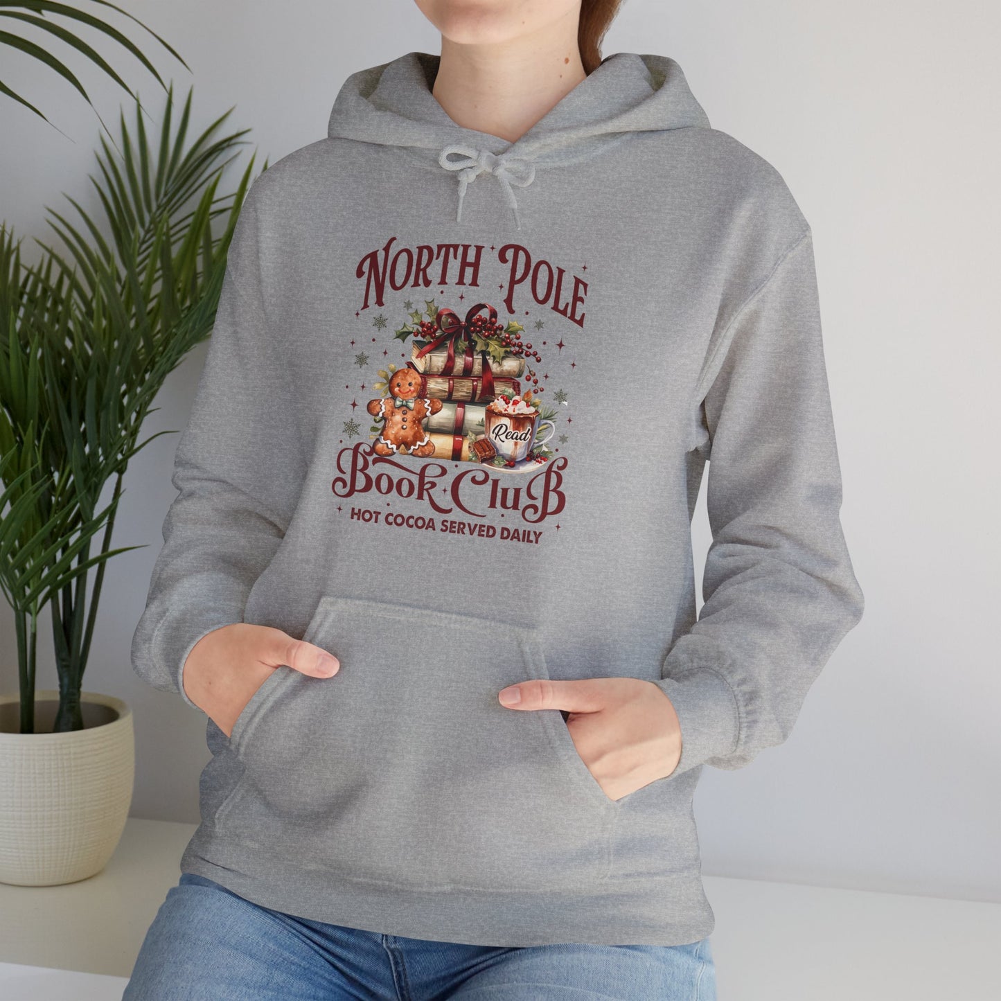 North Pole Book Club Unisex Heavy Blend™ Hooded Sweatshirt -sizes S - 3X