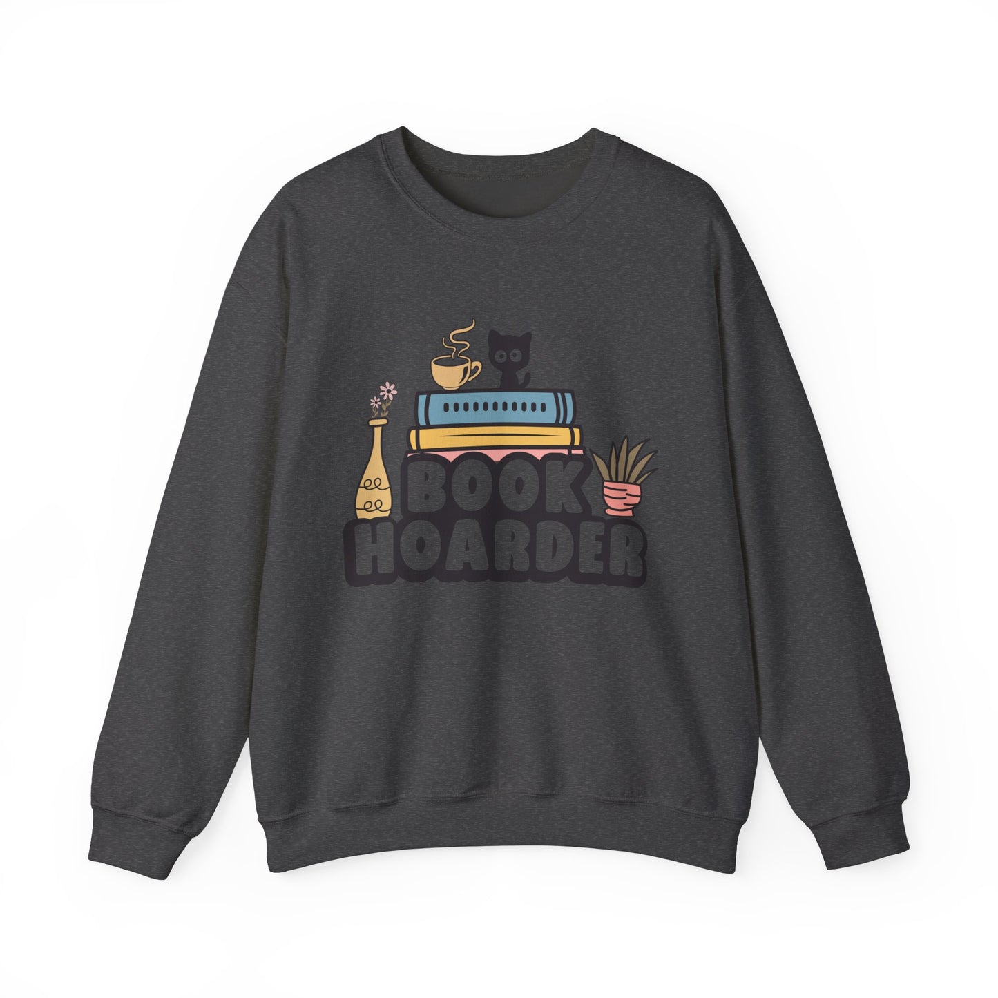 Book Hoarder Unisex Heavy Blend Crewneck Sweatshirt - sizes S-5X