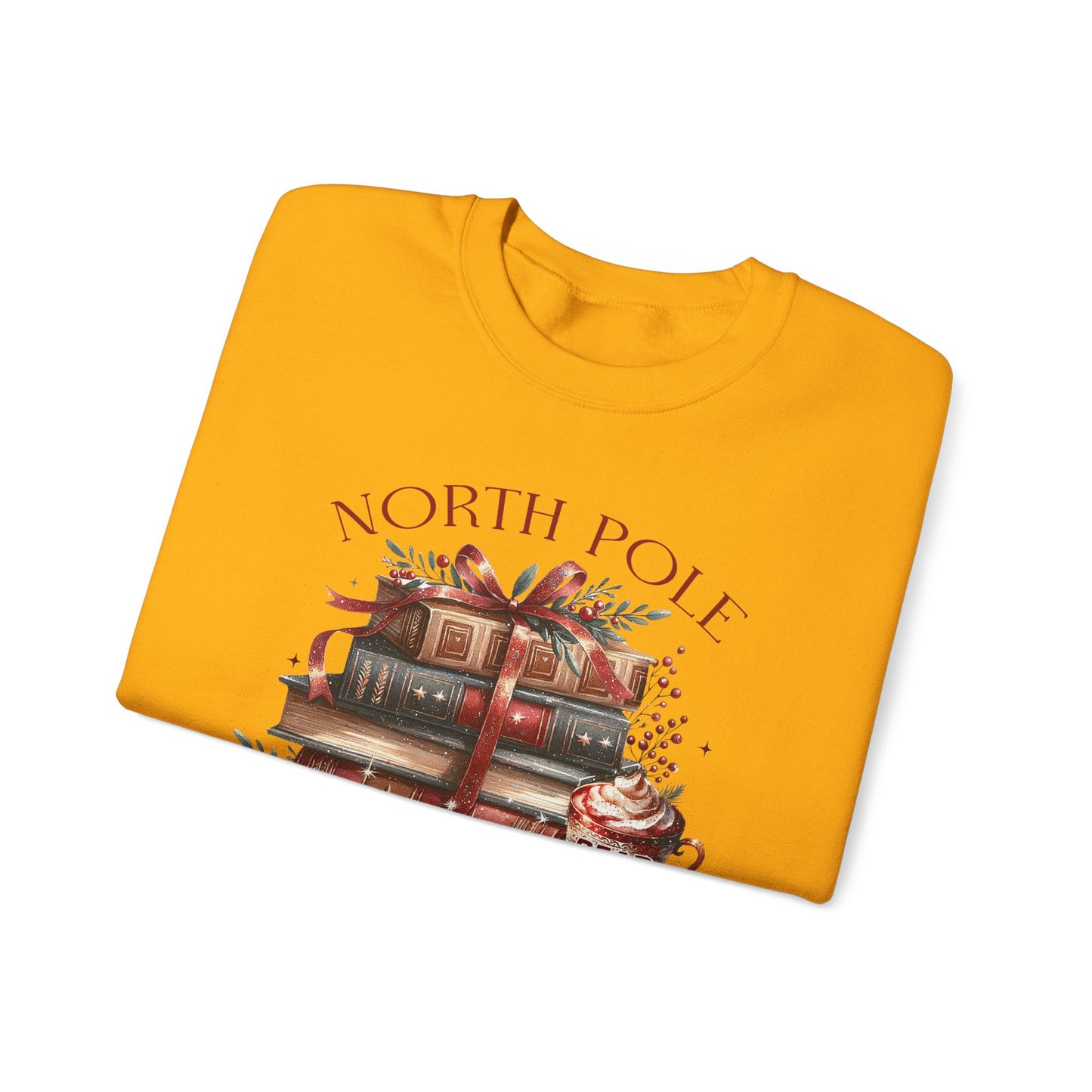 North Pole Book Club Unisex Heavy Blend™ Crewneck Sweatshirt - sizes S - 3X