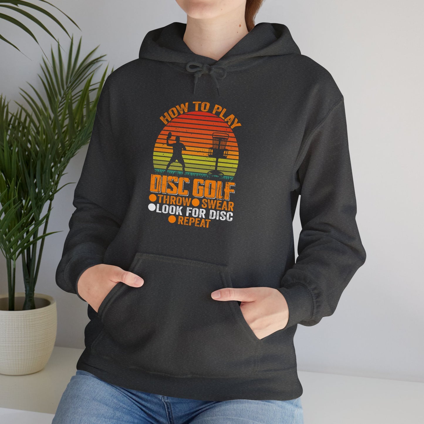 How to Disc Golf Unisex Heavy Blend™ Hooded Sweatshirt - S - 3X