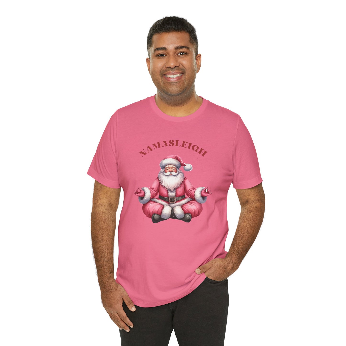 Namasleigh Santa  Unisex Jersey Short Sleeve Tee - size S - 3X