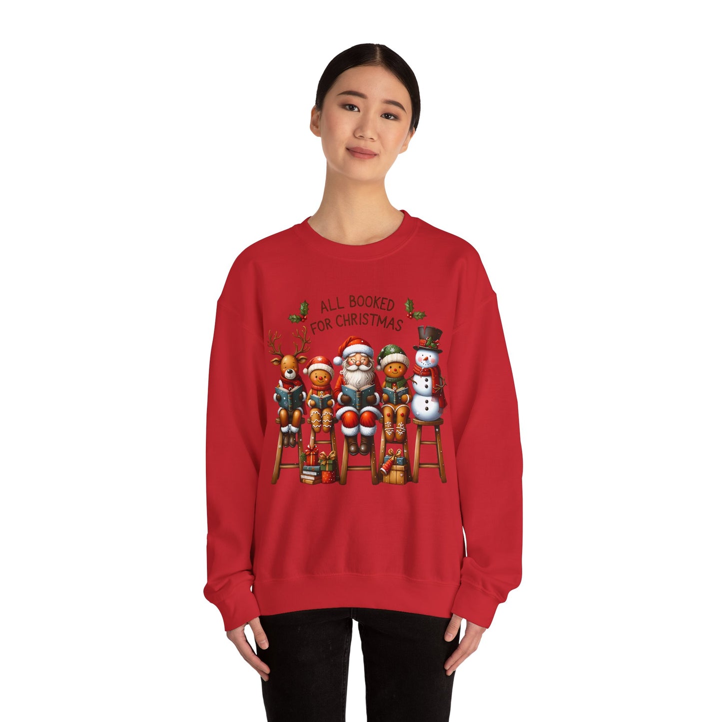 Christmas Characters Unisex Heavy Blend Crewneck Sweatshirt