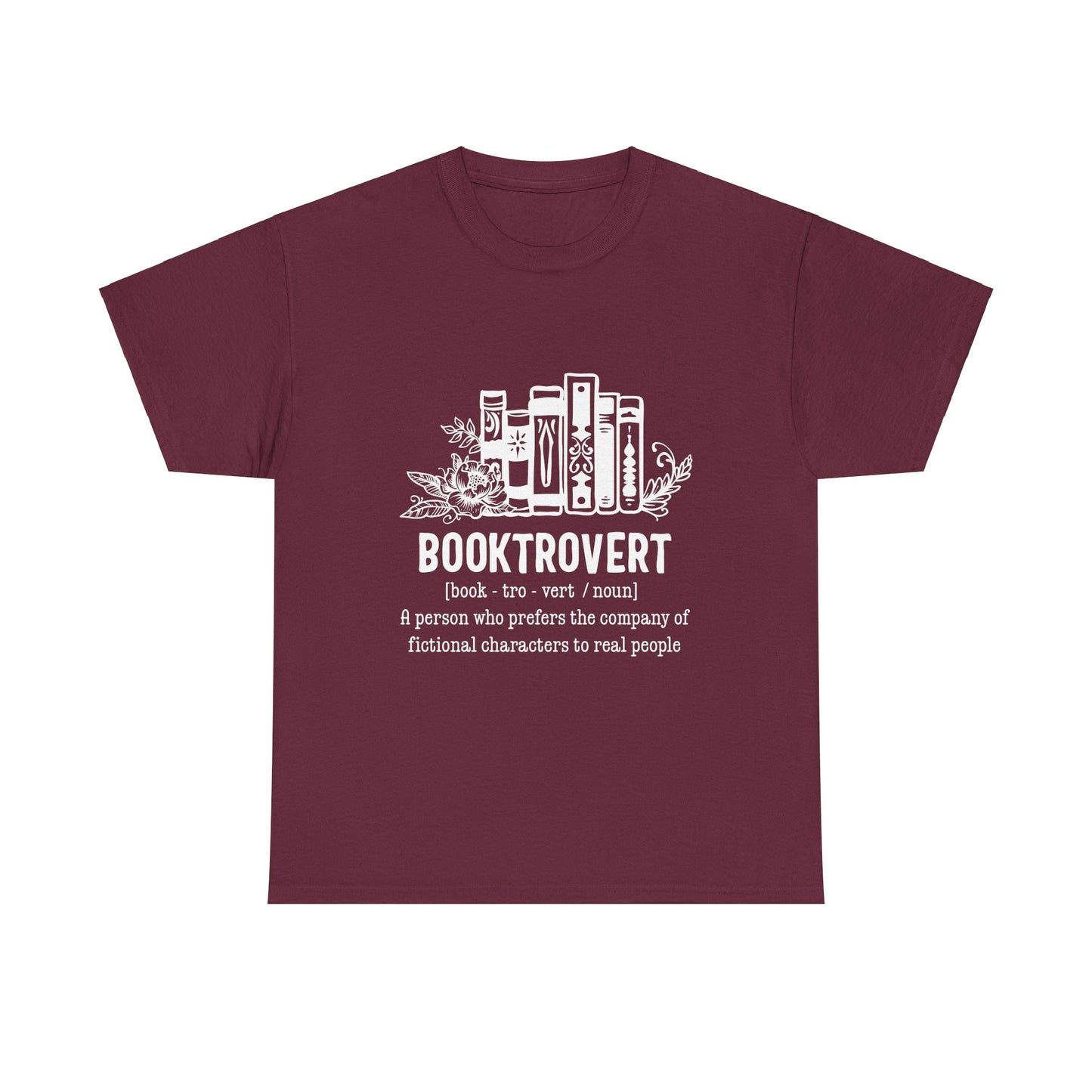 Booktrovert Definition Unisex Heavy Cotton Tee