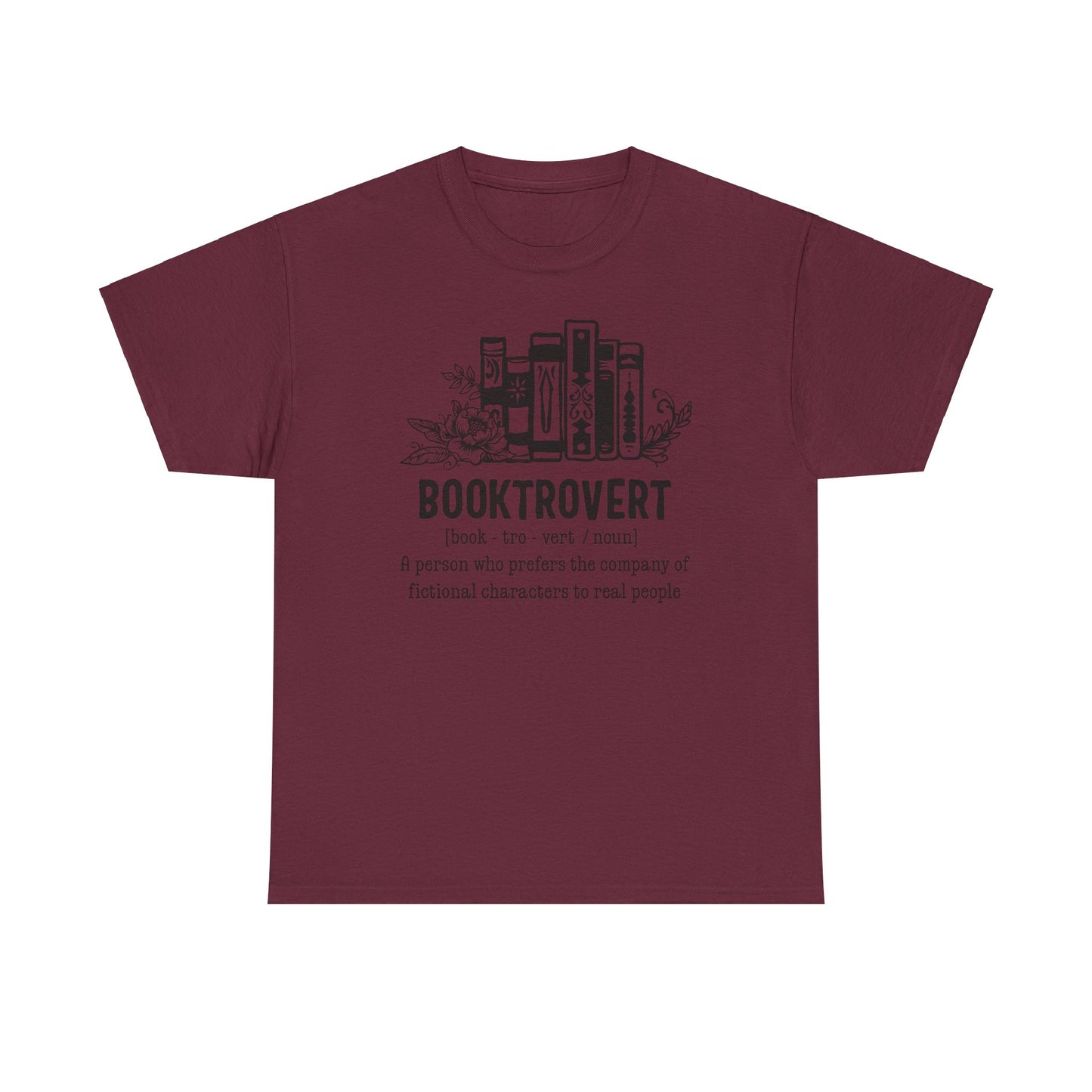 Booktrovert Definition Unisex Heavy Cotton Tee