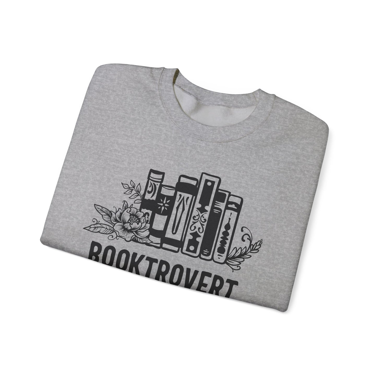 Booktrovert Unisex Heavy Blend Crewneck Sweatshirt