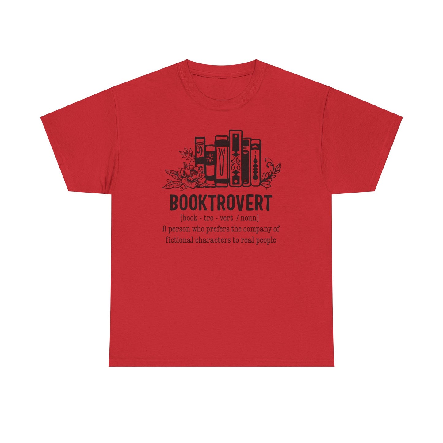 Booktrovert Definition Unisex Heavy Cotton Tee