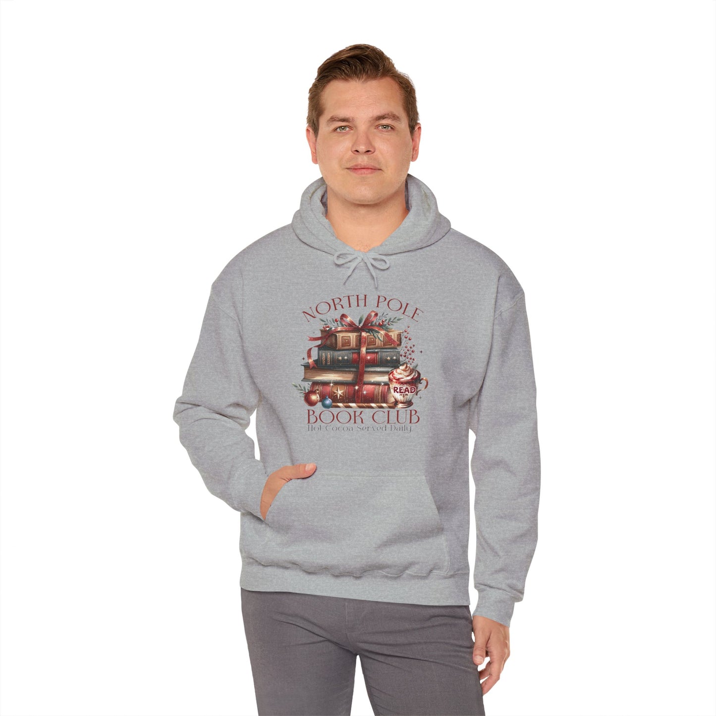 North Pole Book Club Unisex Heavy Blend™ Hooded Sweatshirt - size S - 3X