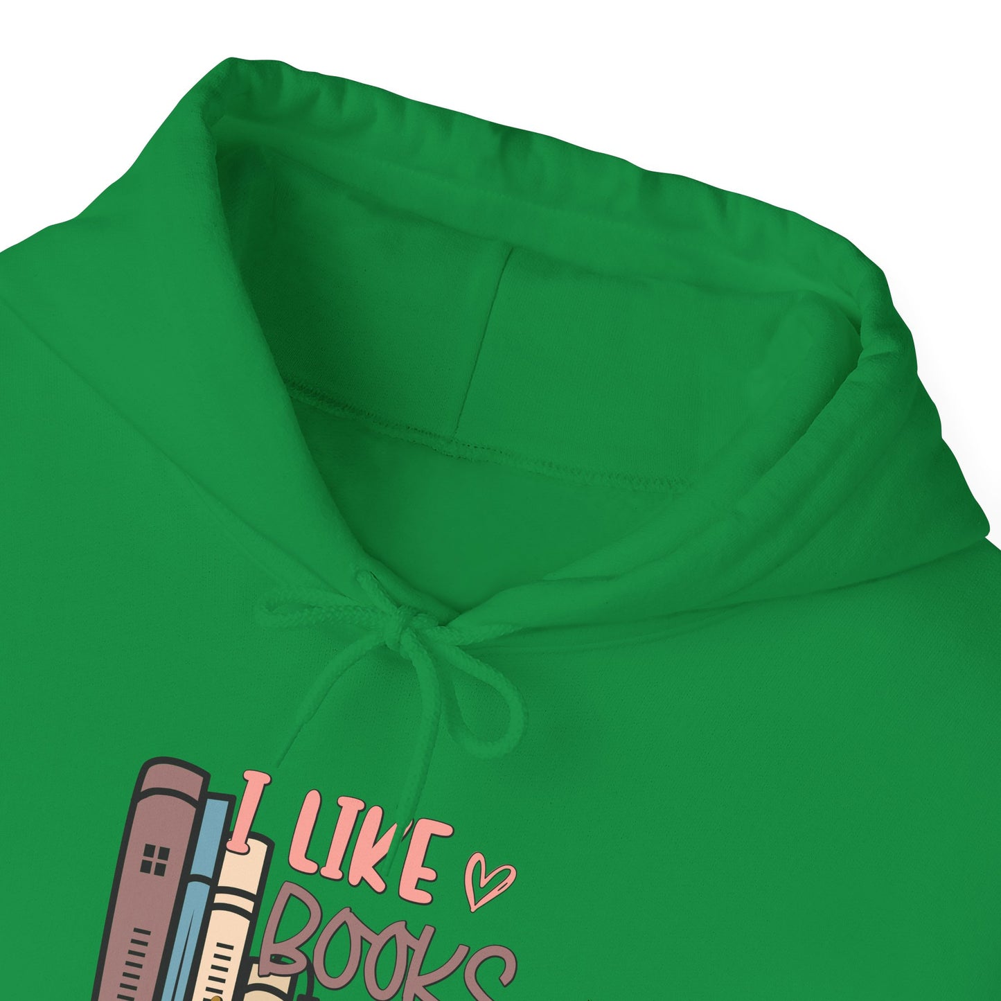 I like books more than people Unisex Heavy Blend™ Hooded Sweatshirt - sizes S - 5X