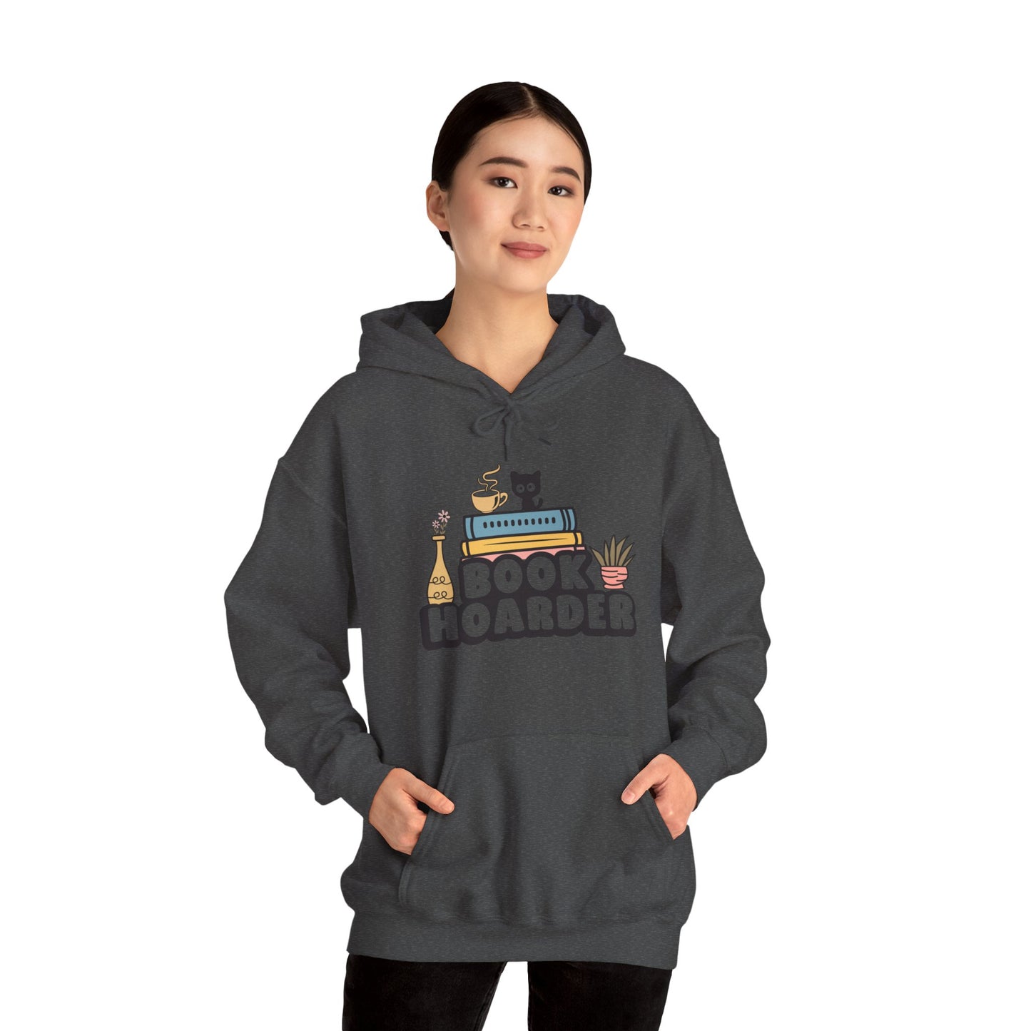 Book Hoarder Unisex Heavy Blend™ Hooded Sweatshirt - sizes S - 3X