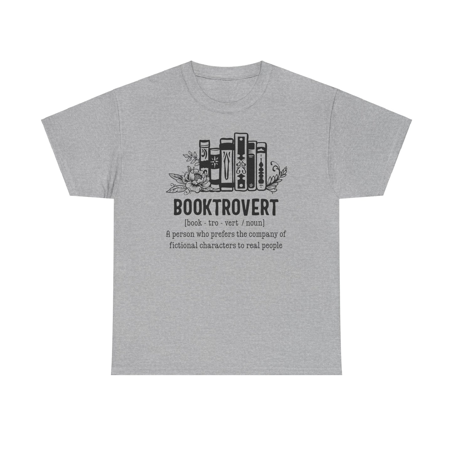 Booktrovert Definition Unisex Heavy Cotton Tee