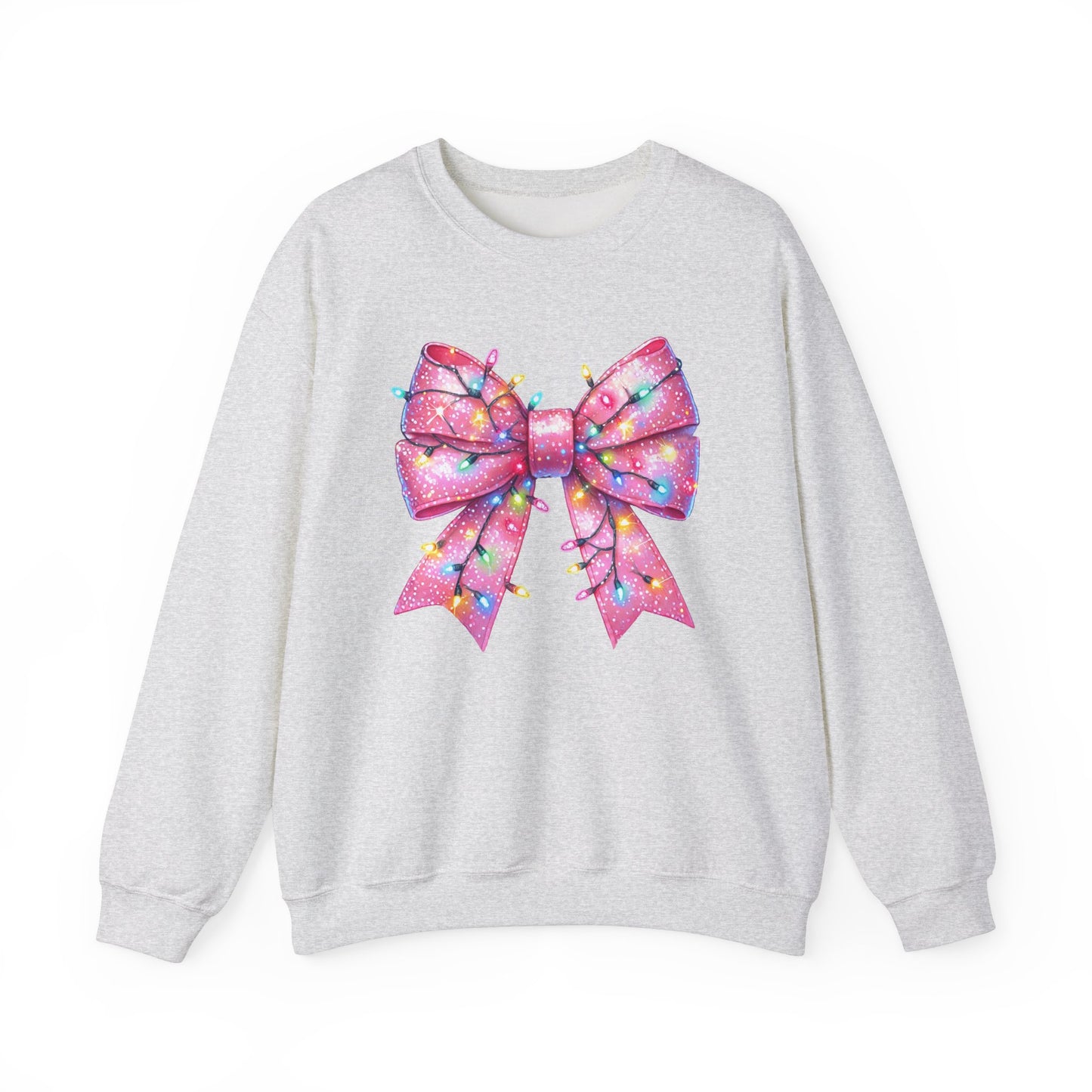 Big Pink Bow Unisex Heavy Blend™ Crewneck Sweatshirt - sizes S - 3X