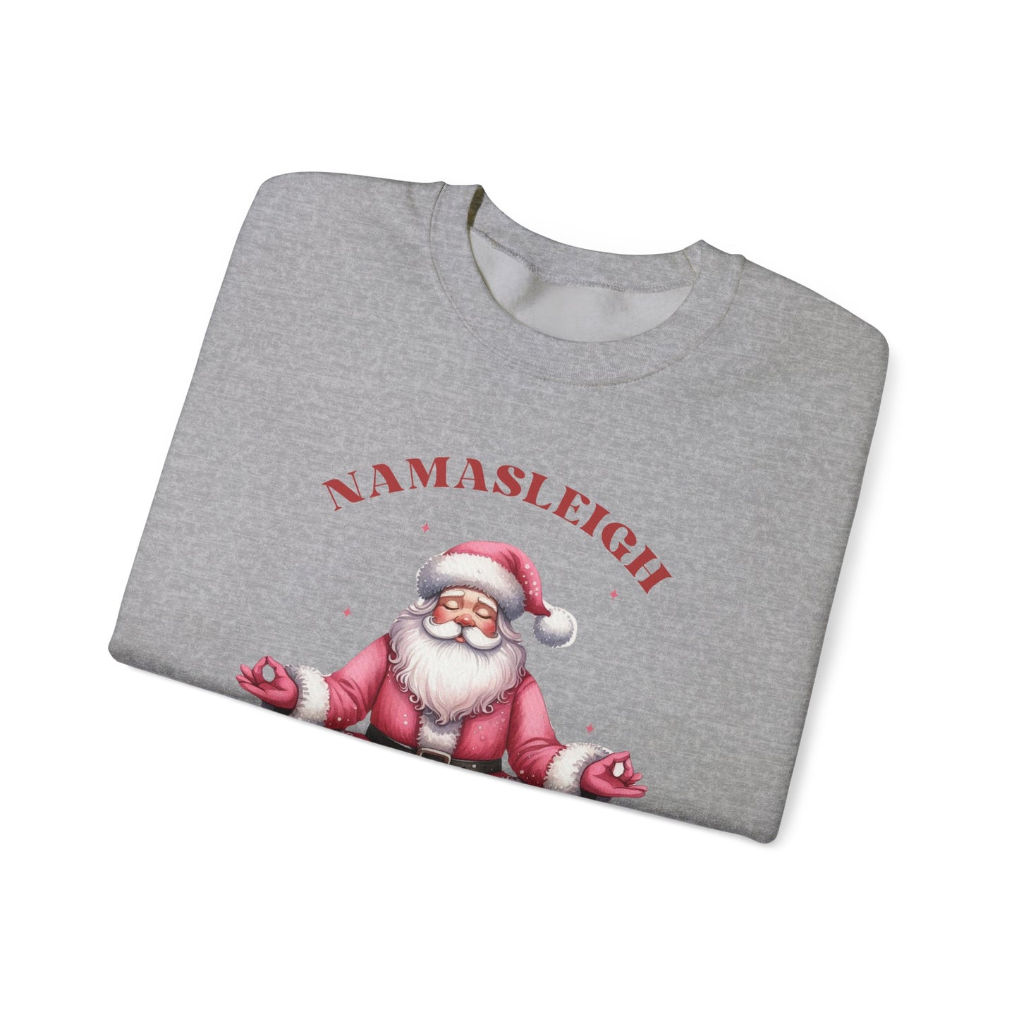 Namasleigh Santa Unisex Heavy Blend Crewneck Sweatshirt - Sizes S - 5X