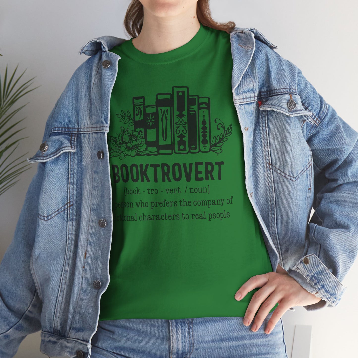 Booktrovert Definition Unisex Heavy Cotton Tee