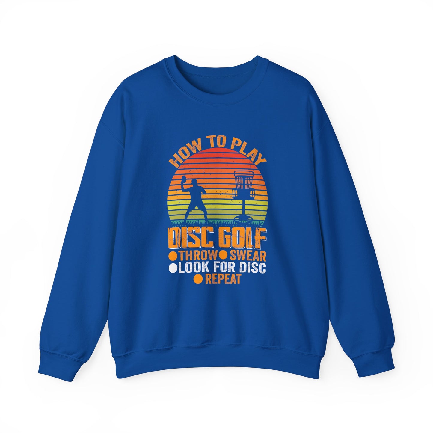 How to Disc Golf Unisex Heavy Blend™ Crewneck Sweatshirt - size S - 5X