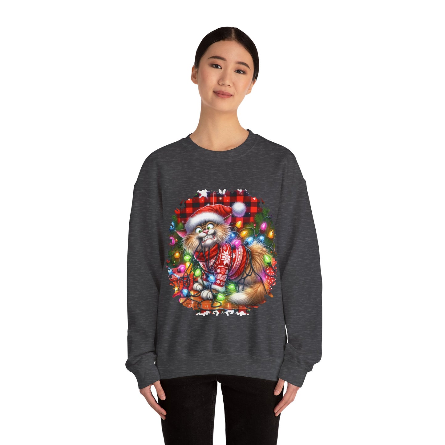 Christmas Cat Unisex Sweatshirt