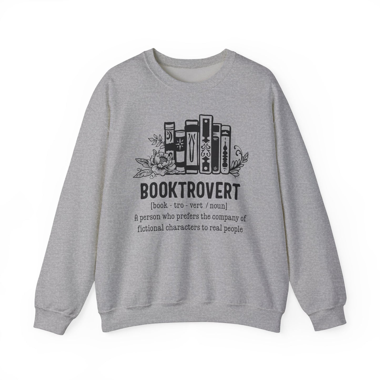 Booktrovert Unisex Heavy Blend Crewneck Sweatshirt