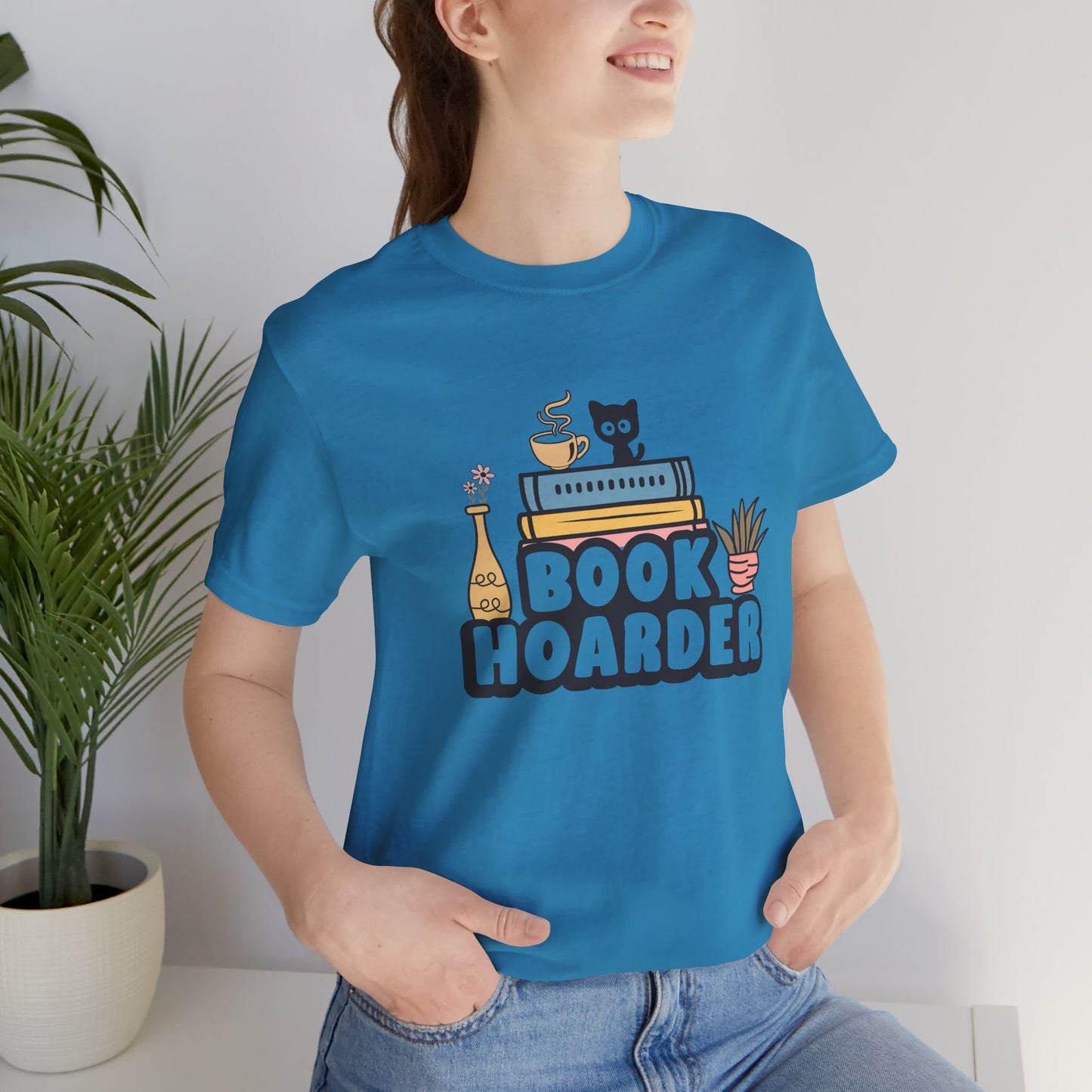 Book Hoarder Unisex Short Sleeve Tee - Sizes S - 3X