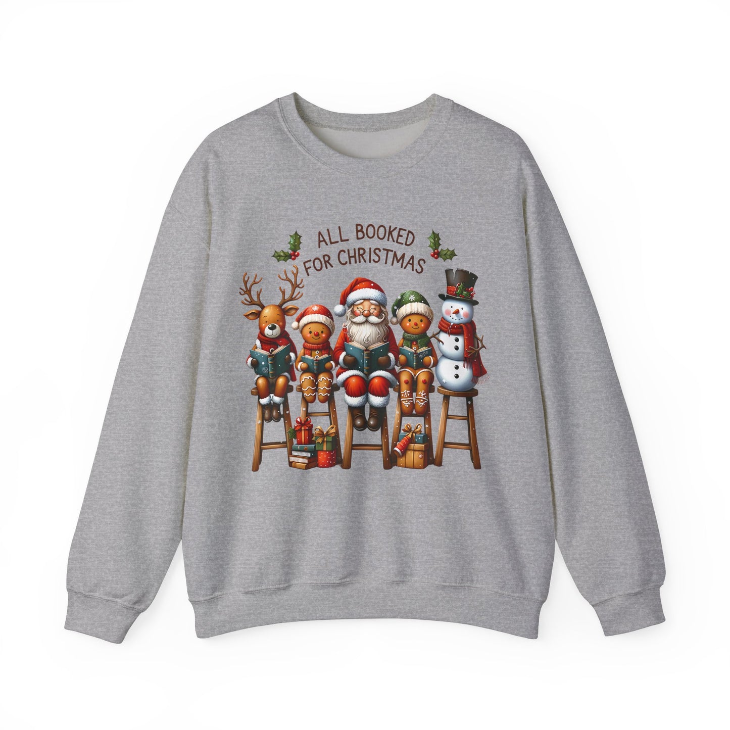 Christmas Characters Unisex Heavy Blend Crewneck Sweatshirt