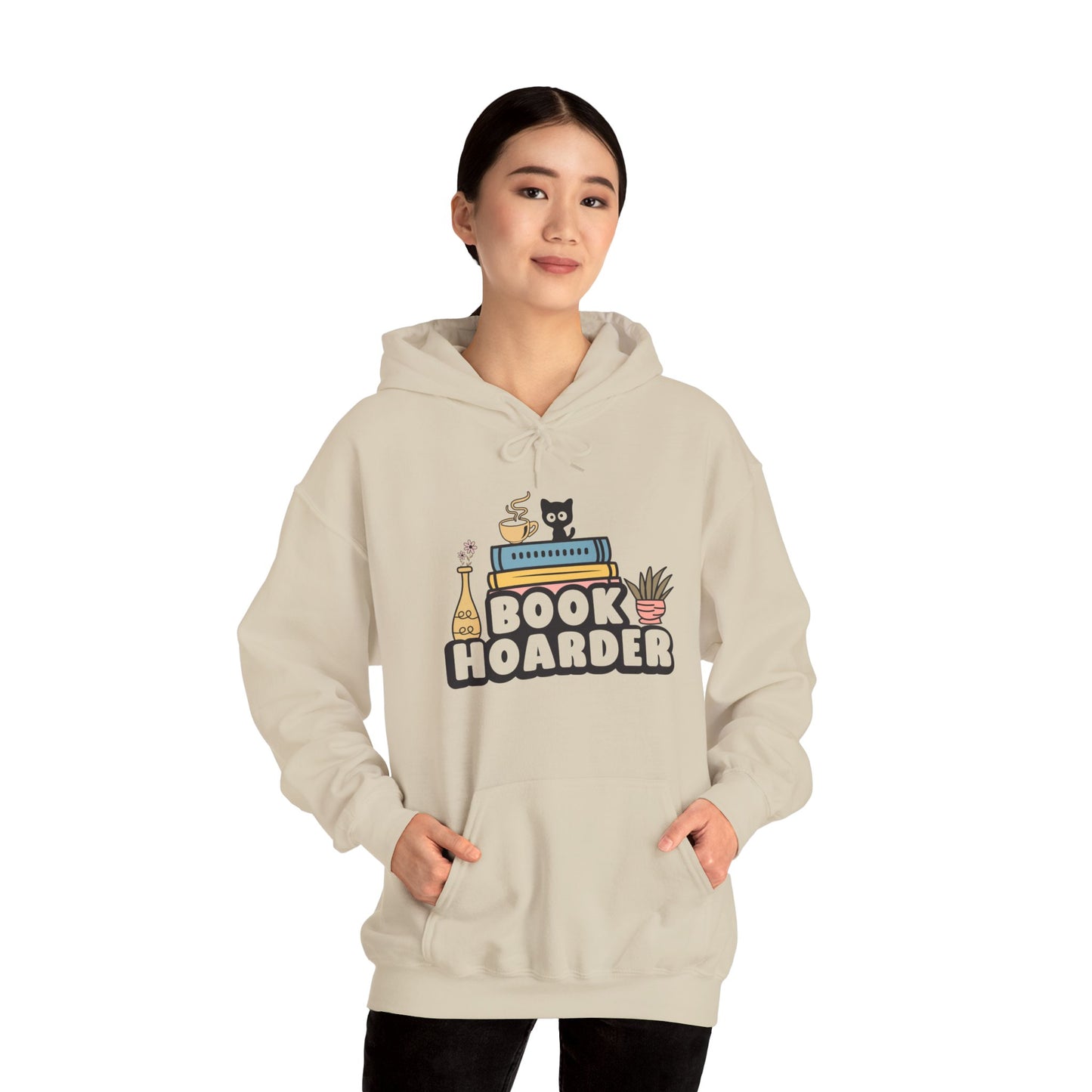 Book Hoarder Unisex Heavy Blend™ Hooded Sweatshirt - sizes S - 3X