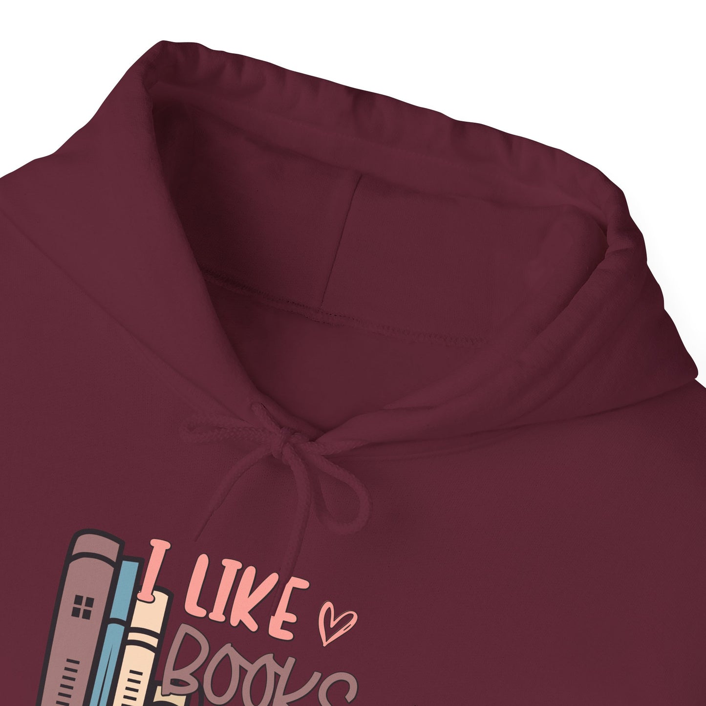 I like books more than people Unisex Heavy Blend™ Hooded Sweatshirt - sizes S - 3X