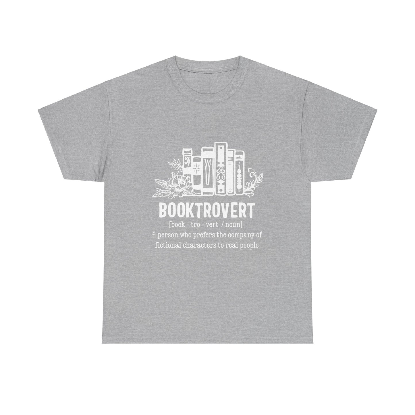 Booktrovert Definition Unisex Heavy Cotton Tee