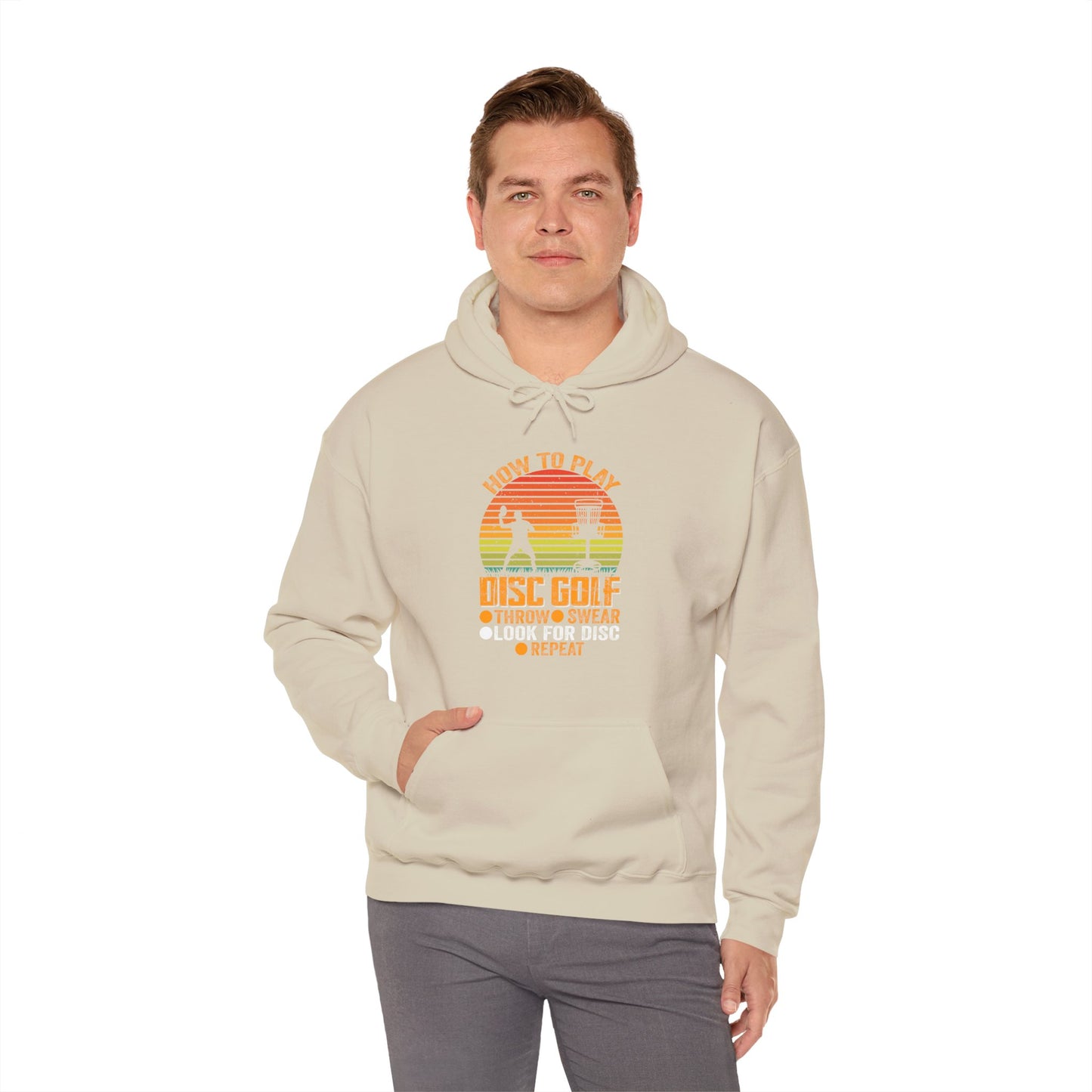 How to Disc Golf Unisex Heavy Blend™ Hooded Sweatshirt - S - 3X