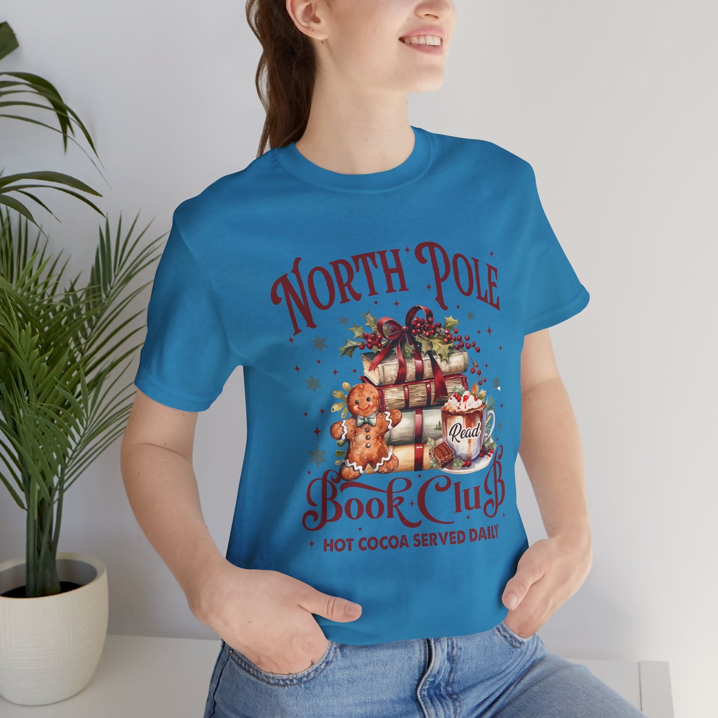 North Pole Book Club Unisex Jersey Short Sleeve Tee - sizes S - 3X