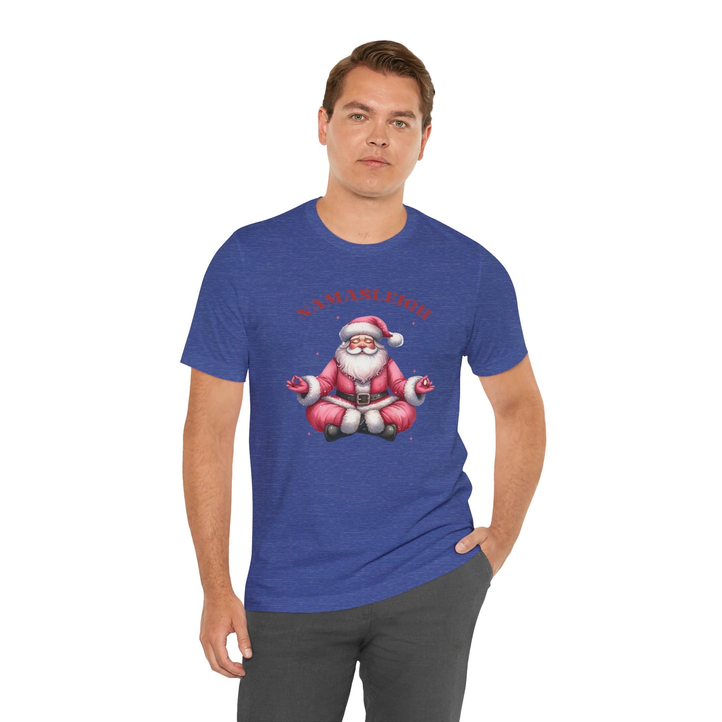 Namasleigh Santa  Unisex Jersey Short Sleeve Tee - size S - 3X