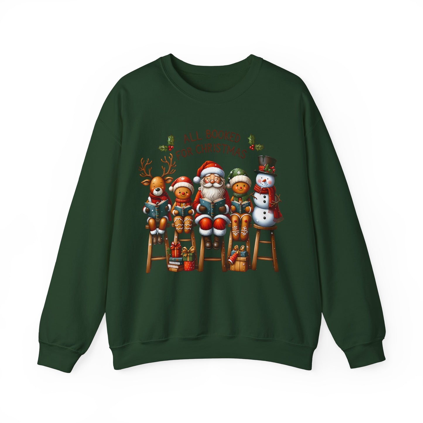 Christmas Characters Unisex Heavy Blend Crewneck Sweatshirt