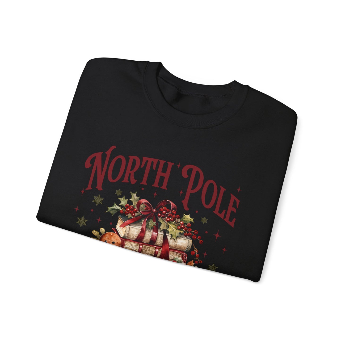 North Pole Book Club Unisex Heavy Blend™ Crewneck Sweatshirt - size S - 5X