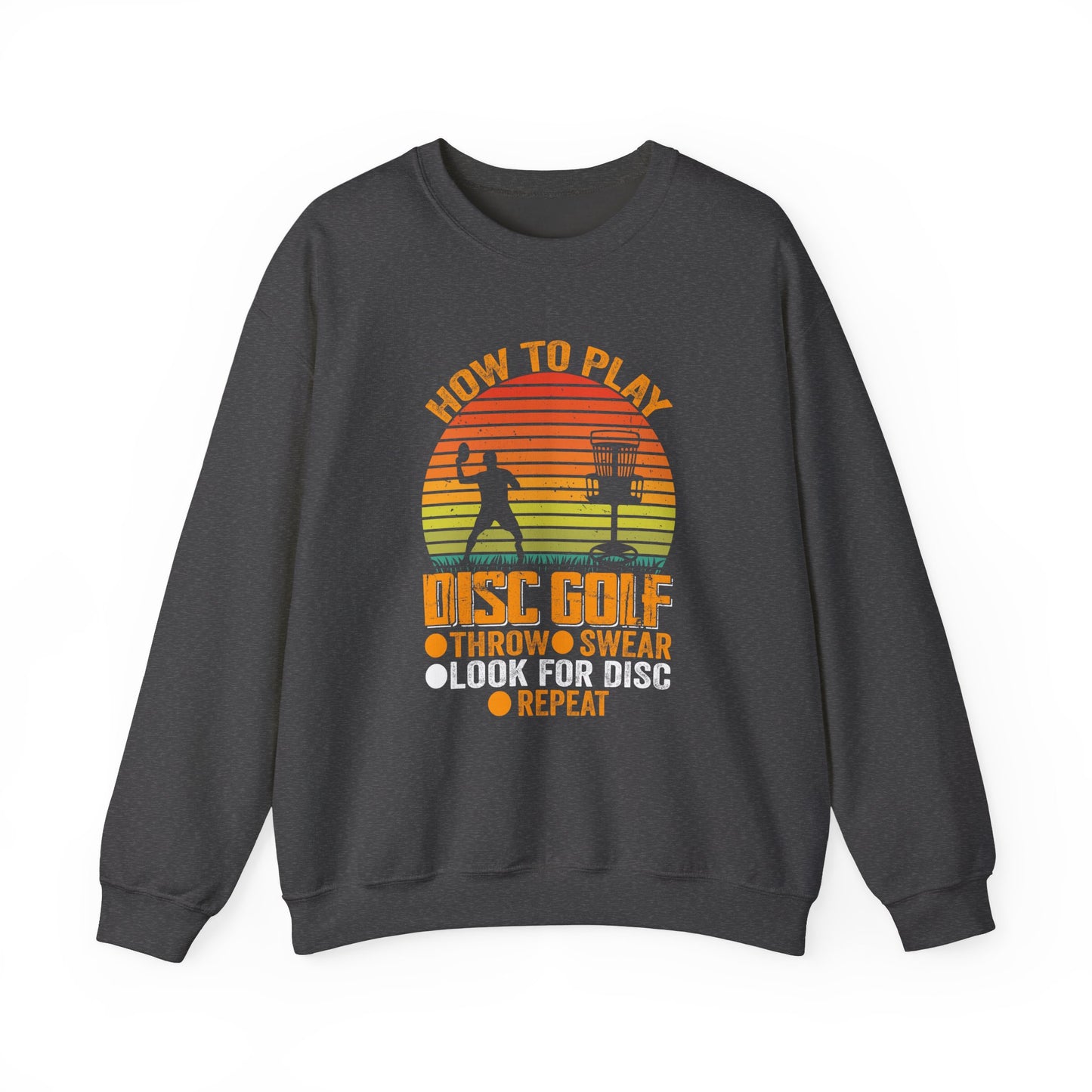 How to Disc Golf Unisex Heavy Blend™ Crewneck Sweatshirt - size S - 5X