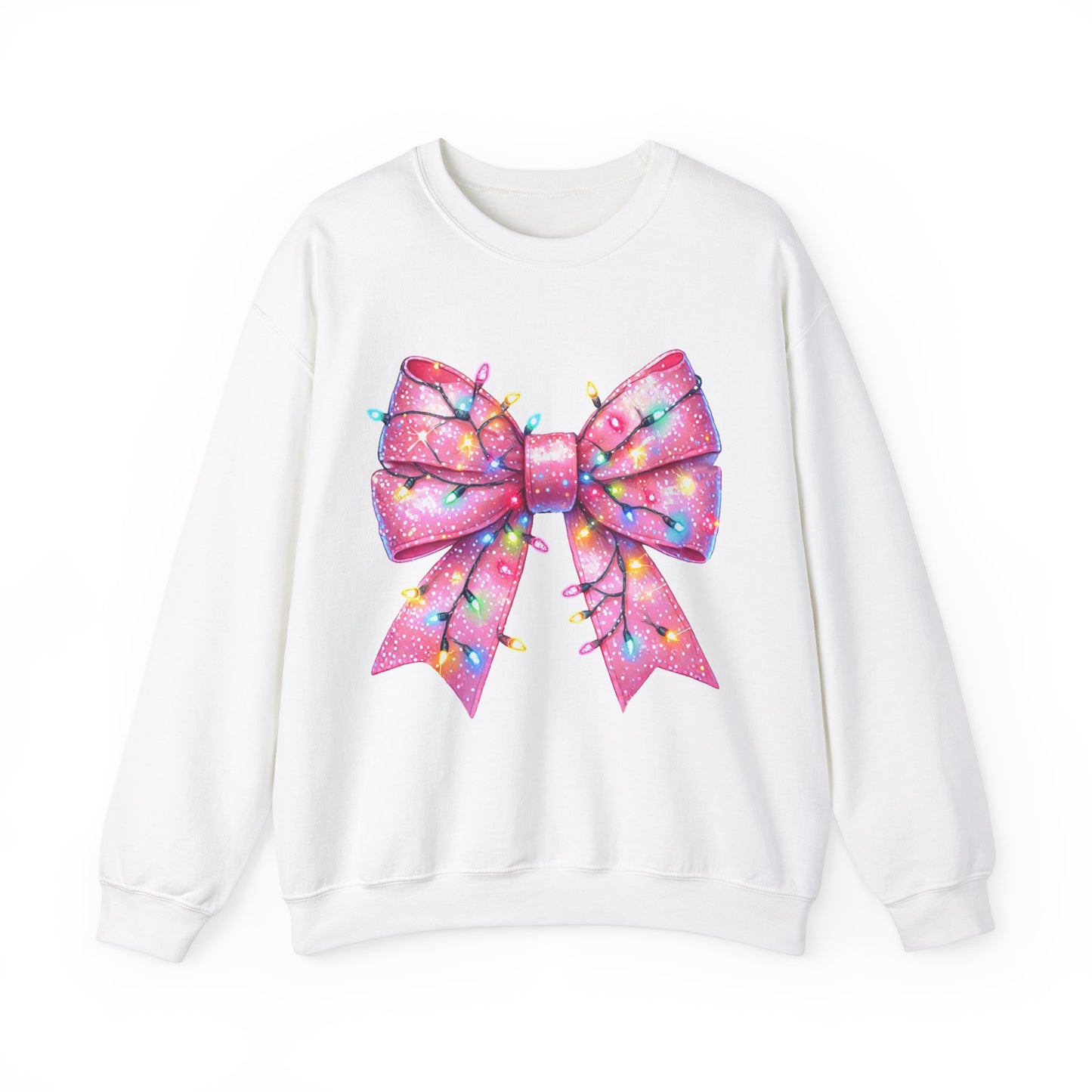 Christmas Bow Unisex Heavy Blend Crewneck Sweatshirt - sizes S - 5X