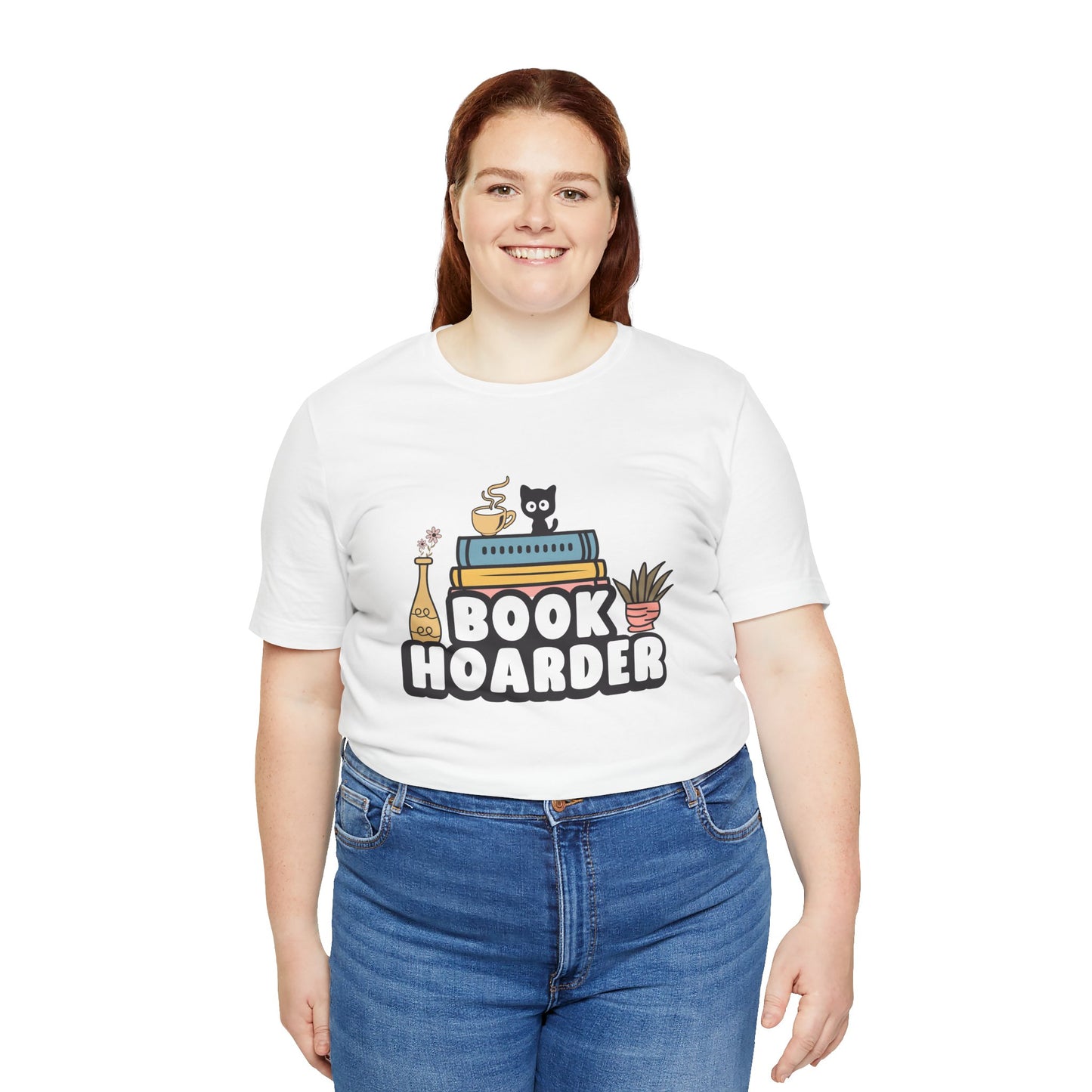 Book Hoarder Unisex Short Sleeve Tee - Sizes S - 3X