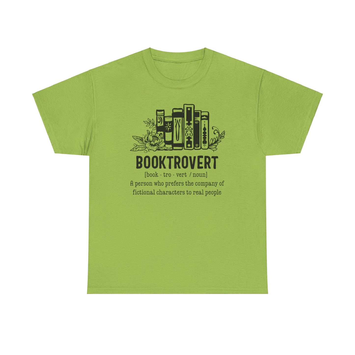 Booktrovert Definition Unisex Heavy Cotton Tee