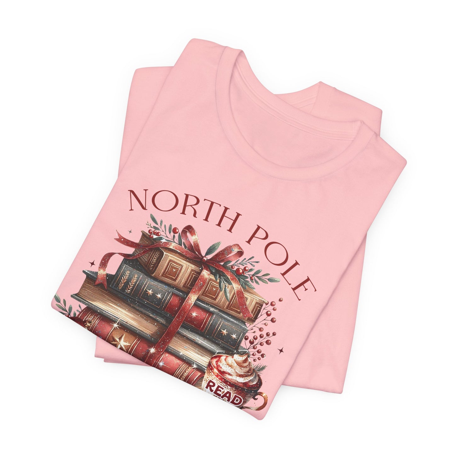 North Pole Book Club Unisex Jersey T-shirt - sizes S - 3X