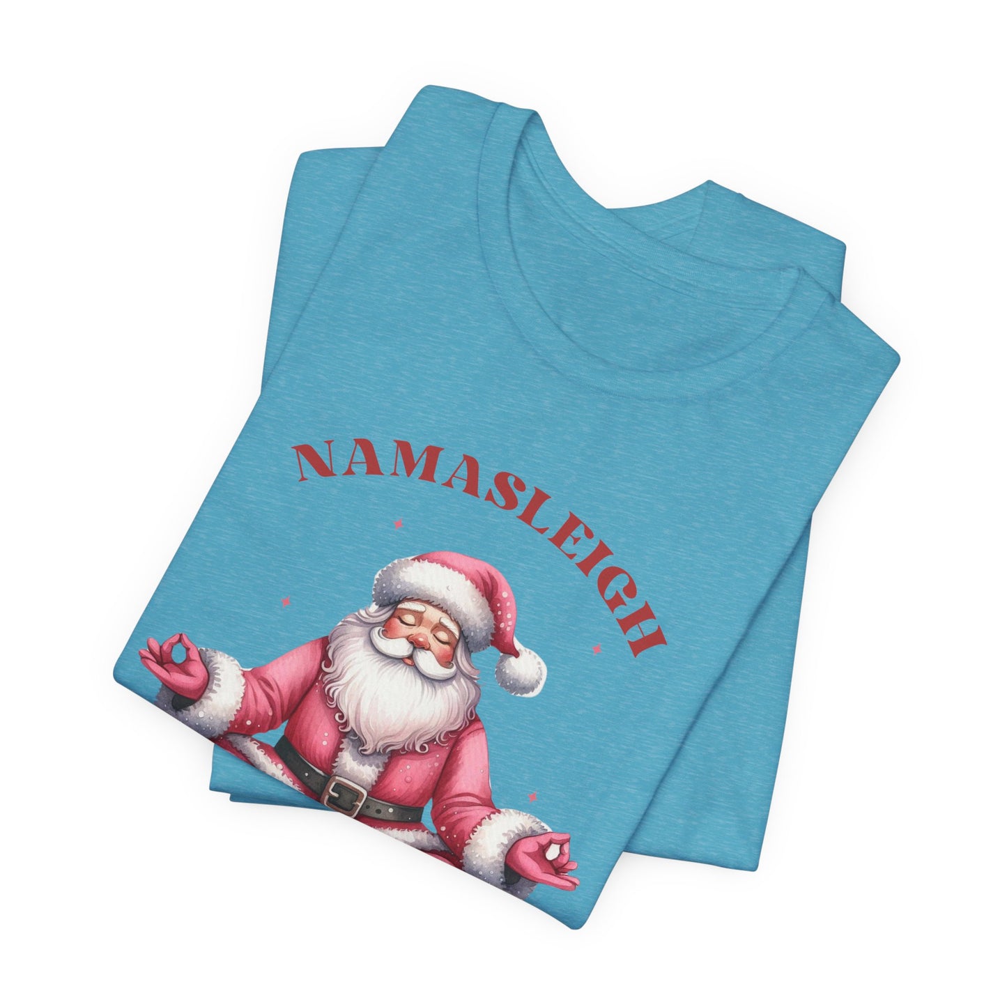 Namasleigh Santa  Unisex Jersey Short Sleeve Tee - size S - 3X