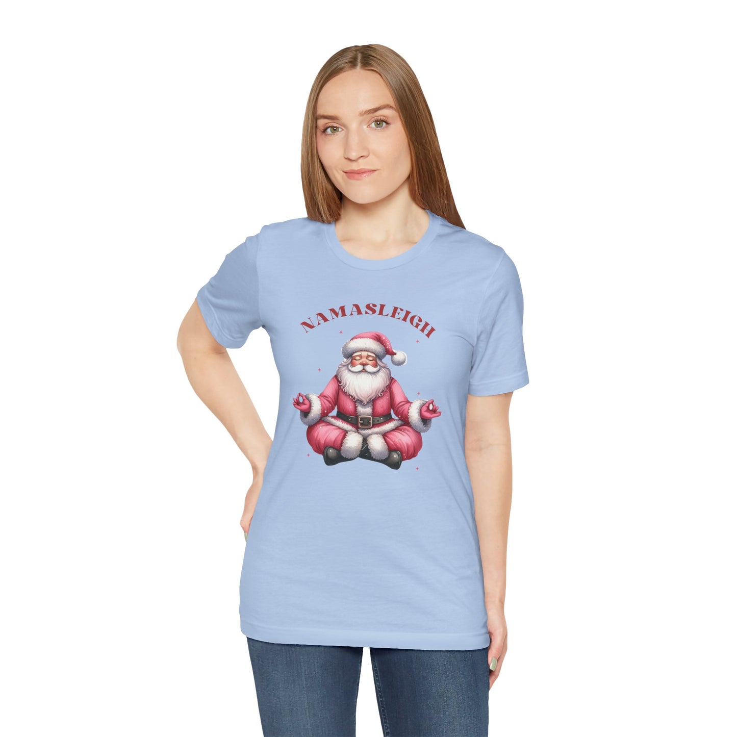 Namasleigh Santa  Unisex Jersey Short Sleeve Tee - size S - 3X