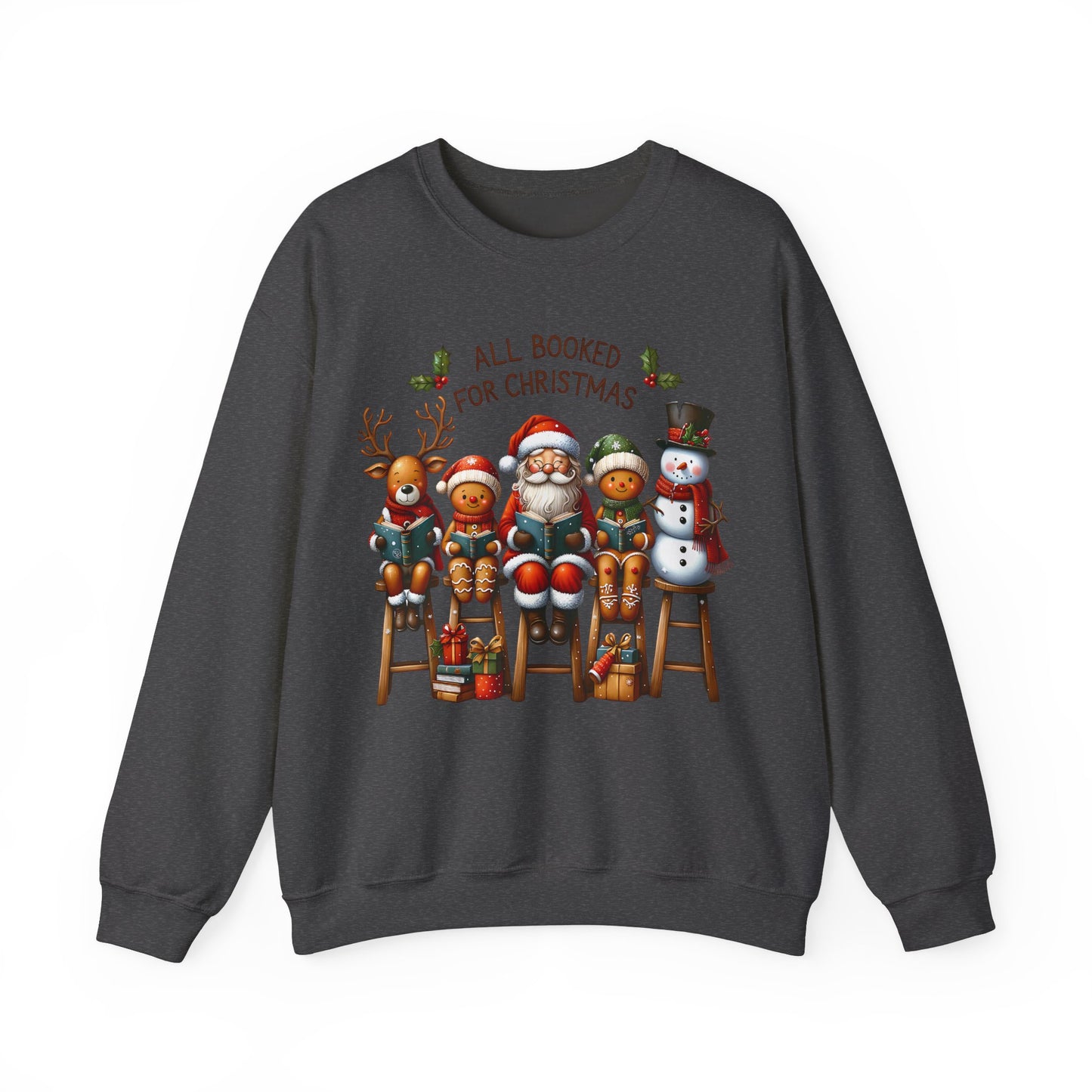 Christmas Characters Unisex Heavy Blend Crewneck Sweatshirt