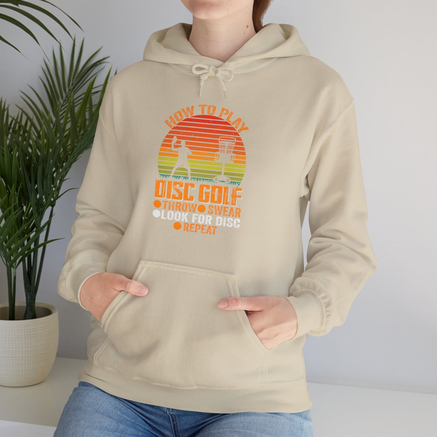 How to Disc Golf Unisex Heavy Blend™ Hooded Sweatshirt - S - 3X