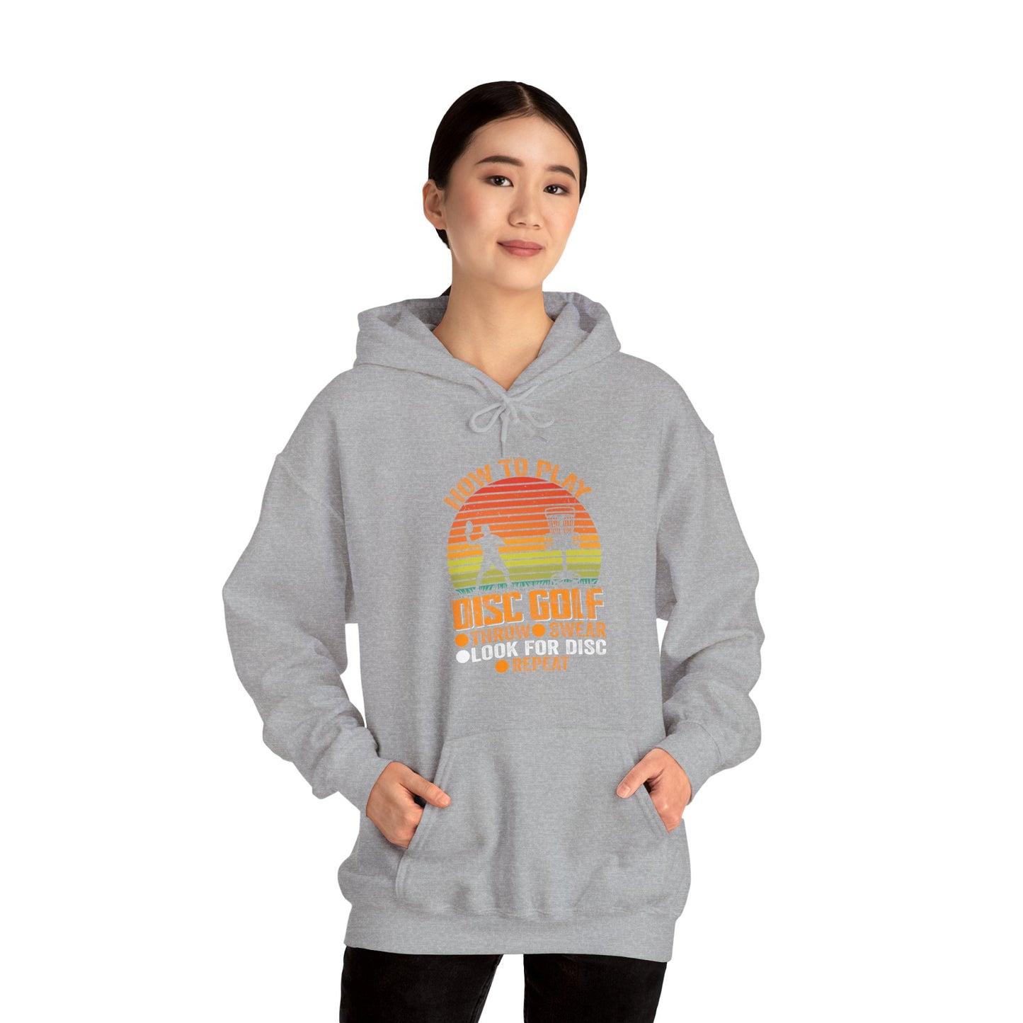 How to Disc Golf Unisex Heavy Blend™ Hooded Sweatshirt - S - 3X