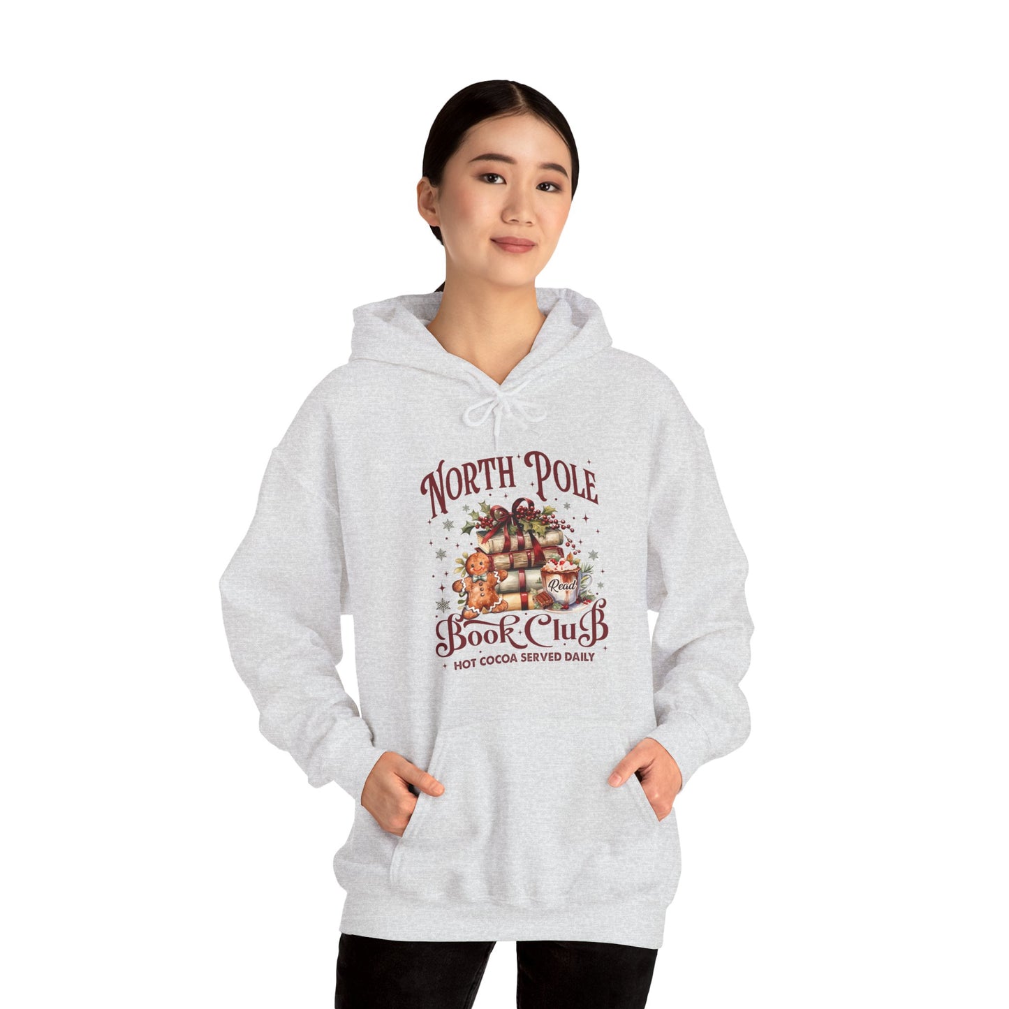 North Pole Book Club Unisex Heavy Blend™ Hooded Sweatshirt -sizes S - 3X