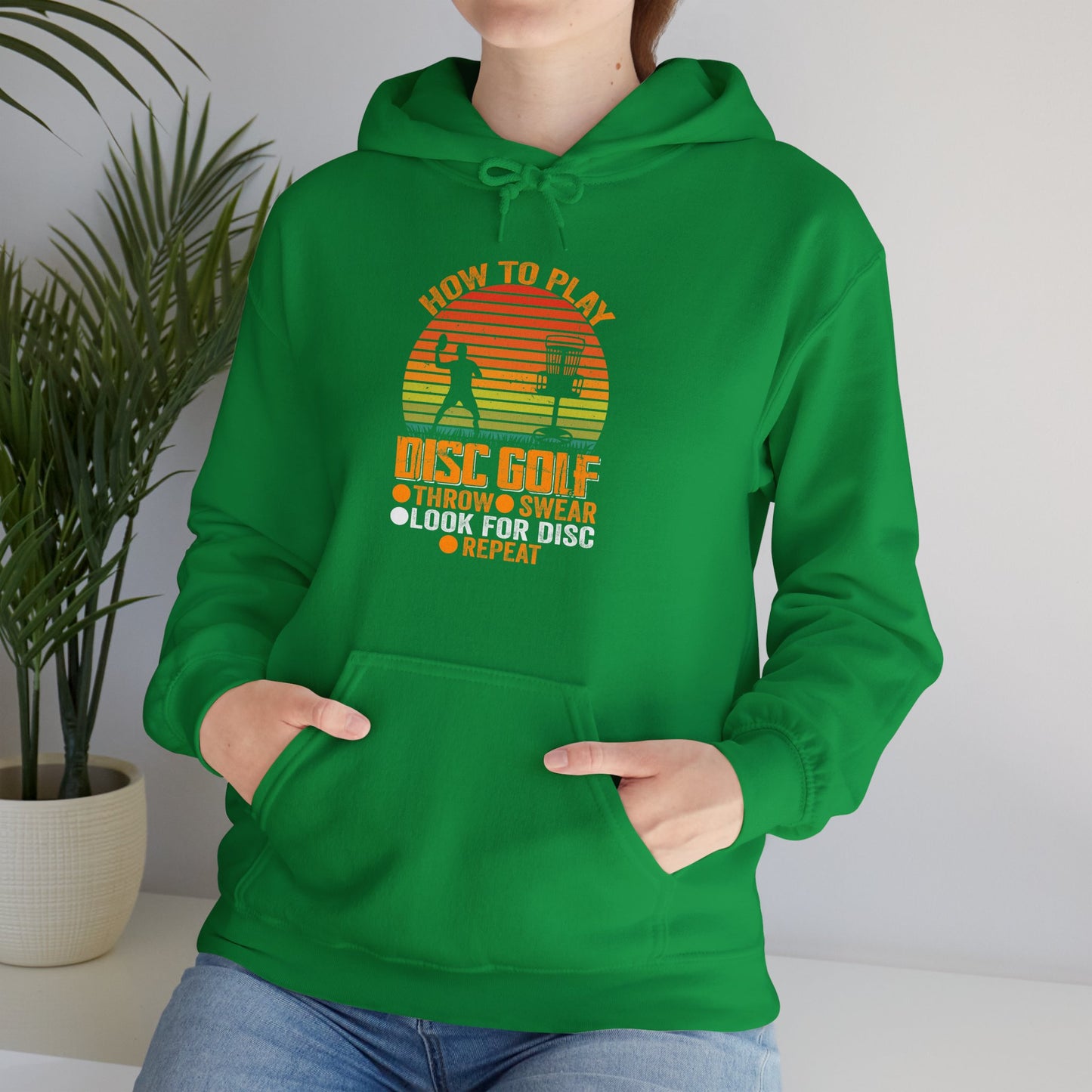 Disc Golfer Unisex Heavy Blend Hoodie - Size S - 5X