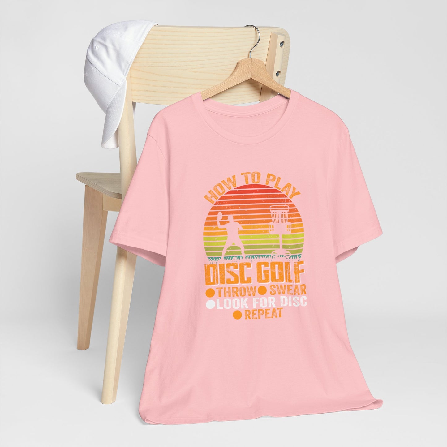 How to Disc Golf Unisex Jersey Short Sleeve Tee - sizes S - 3X