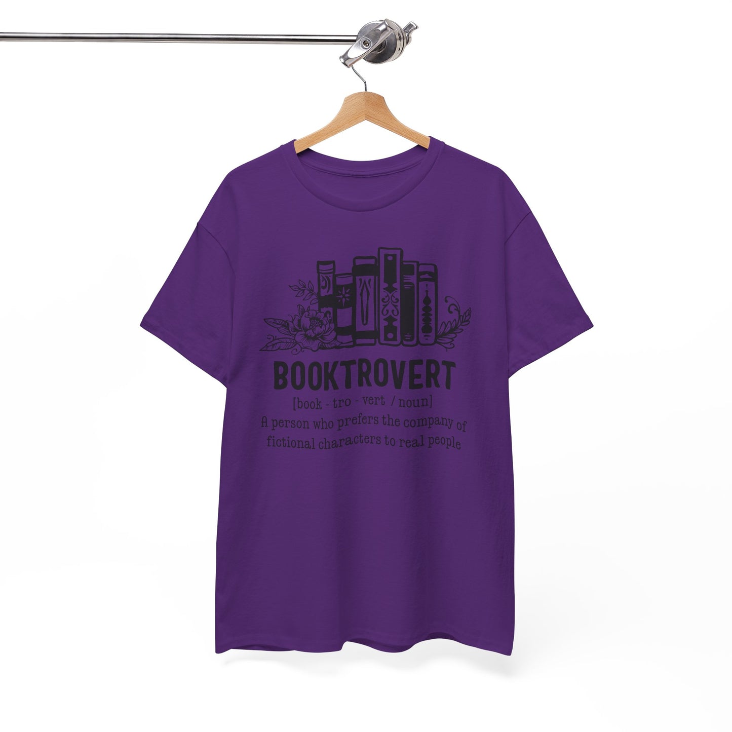 Booktrovert Definition Unisex Heavy Cotton Tee